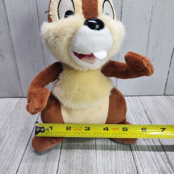 Disney Parks "Chip" Chipmunk Plush 9'' Brown Stuffed Animal Toy - Picture 8 of 8